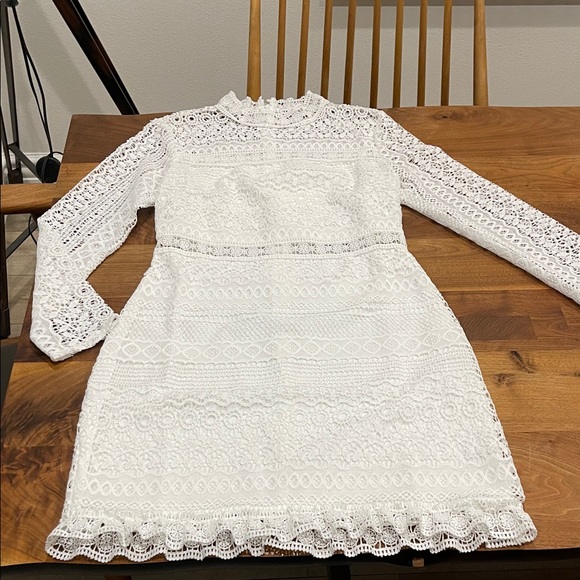 JAUS AURORA LACE DRESS - WHITE SZ 6 - Picture 10 of 10